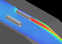 Jet fanfs booster effect in a road tunnel